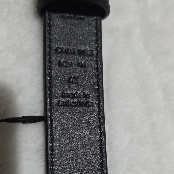 Coach Women\'s Black Leather Belt.